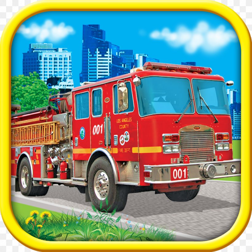 Fire Engine Truck Fire Department Emergency Vehicle Motor Vehicle, PNG, 1024x1024px, Fire Engine, App Store, Apple, Book, Emergency Download Free