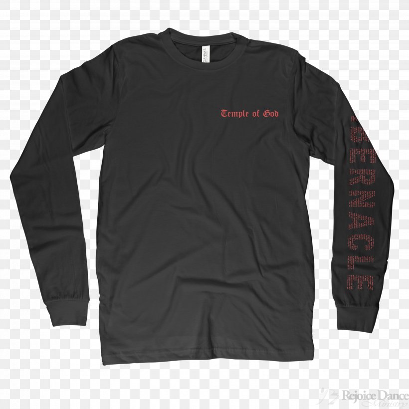 Long-sleeved T-shirt Coat, PNG, 3500x3500px, Tshirt, Active Shirt, Black, Brand, Clothing Download Free