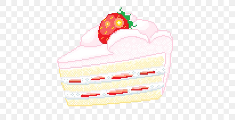 Strawberry Cream Cake Food Pixel Art, PNG, 500x420px, Strawberry Cream Cake, Cake, Cake Decorating, Cake Pop, Cream Download Free