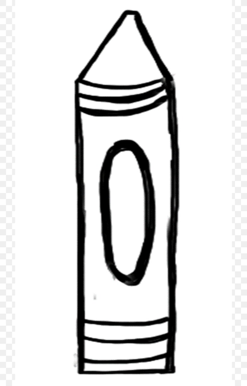Crayon Template Stencil Crayola Clip Art, PNG, 720x1280px, Crayon, Area, Art, Black, Black And White Download Free