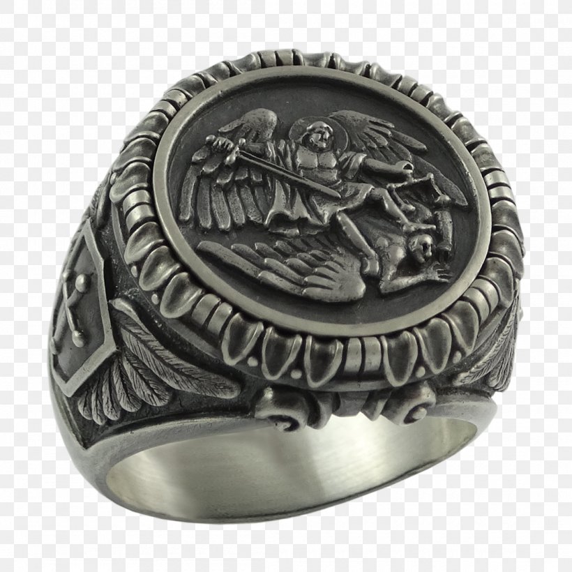 Michael Archangel Ring Saint Silver, PNG, 1100x1100px, Michael, Archangel, God, Jewellery, Knights Templar Download Free