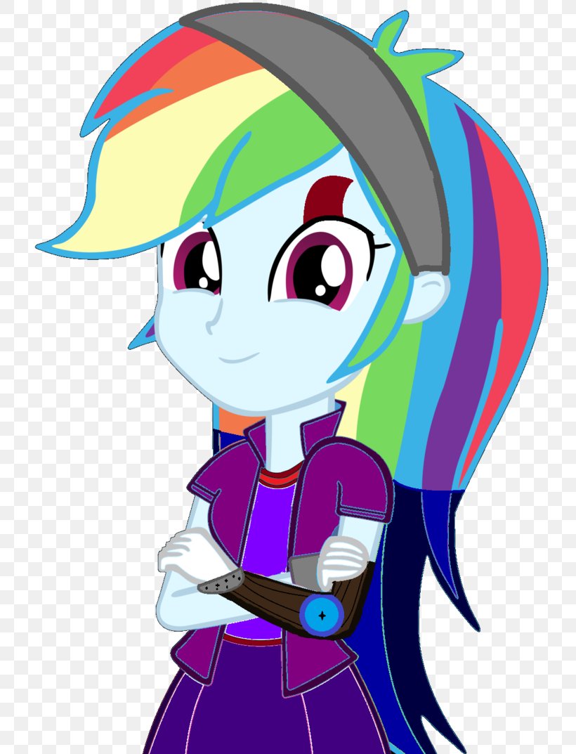 Rainbow Dash My Little Pony: Equestria Girls, PNG, 744x1073px, Watercolor, Cartoon, Flower, Frame, Heart Download Free