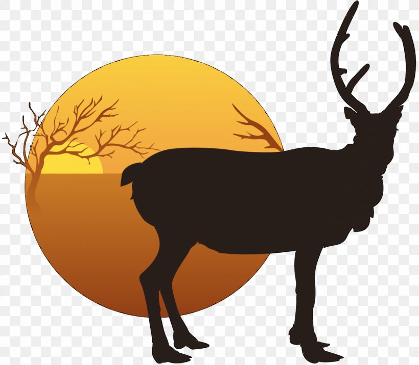 Reindeer Clip Art Elk Fauna, PNG, 1297x1134px, Reindeer, Antelope, Chamois, Deer, Elk Download Free