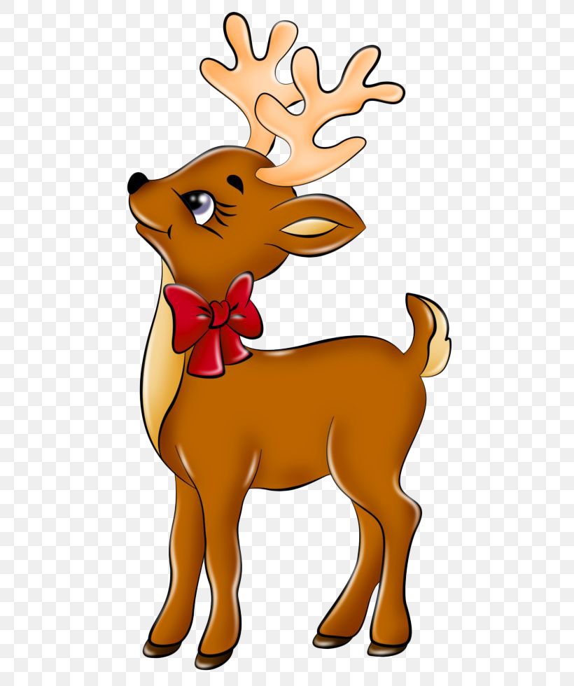 Rudolph The Red-Nosed Reindeer Santa Claus Clip Art, PNG, 500x980px, Rudolph, Art, Cartoon, Christmas, Christmas Gift Download Free
