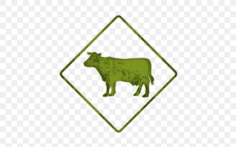 Angus Cattle Traffic Sign Warning Sign Road, PNG, 512x512px, Angus Cattle, Bridge, Cattle, Cattle Like Mammal, Fauna Download Free