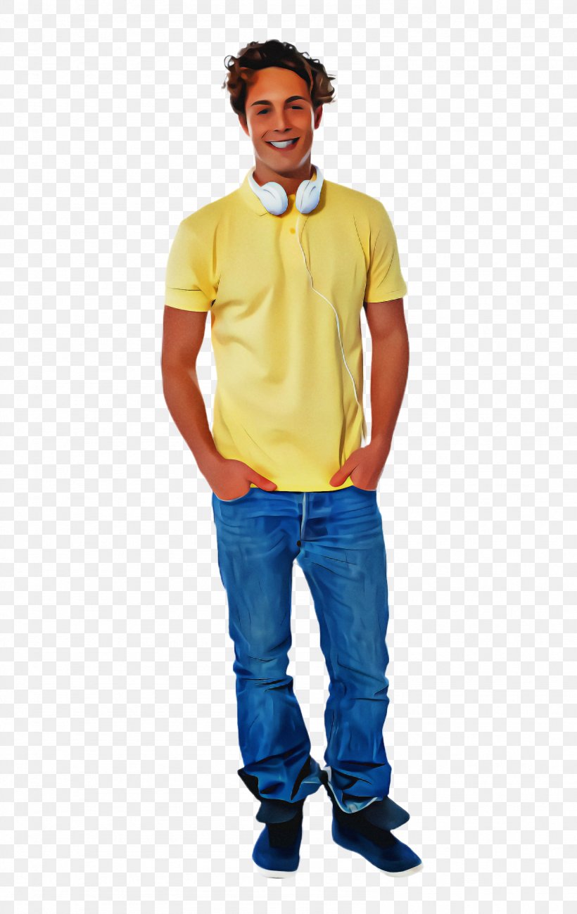 Clothing Yellow Blue Standing Polo Shirt, PNG, 1588x2516px, Clothing, Blue, Collar, Denim, Jeans Download Free