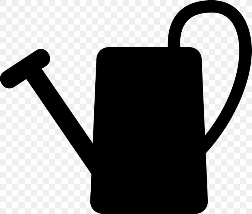 Watering Cans Tool Garden Clip Art Image, PNG, 981x836px, Watering Cans, Black And White, Flowerpot, Garden, Garden Tool Download Free