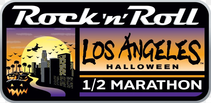 Downtown Los Angeles Savannah Rock 'n' Roll Marathon Series Los Angeles Marathon Rock 'n' Roll Los Angeles, PNG, 1838x900px, Watercolor, Cartoon, Flower, Frame, Heart Download Free