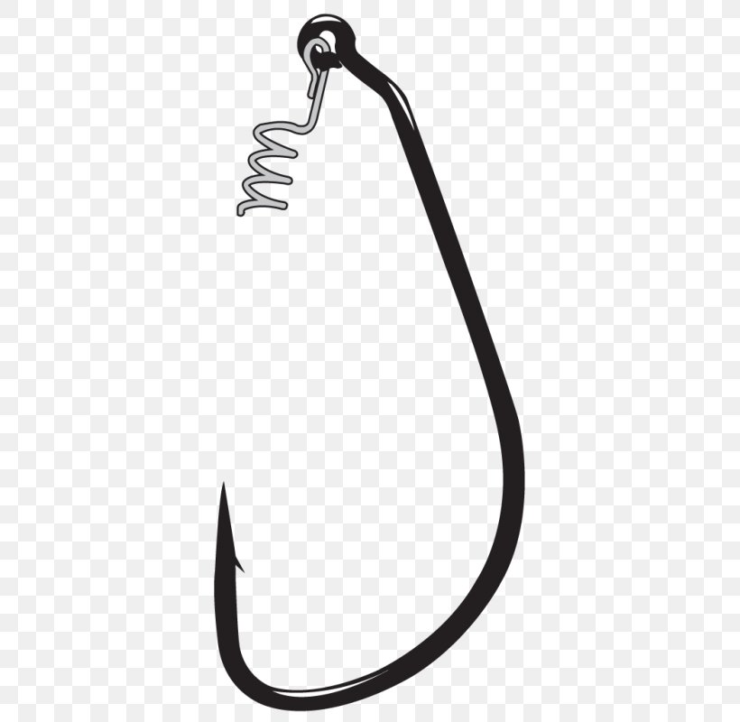 Fish Hook Fishing Tackle Gamakatsu Angling, PNG, 800x800px, Fish Hook, Angling, Auto Part, Bass Worms, Black And White Download Free