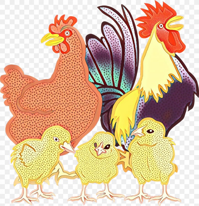 Chicken Rooster Bird Fowl Comb, PNG, 1234x1280px, Cartoon, Beak, Bird, Chicken, Comb Download Free