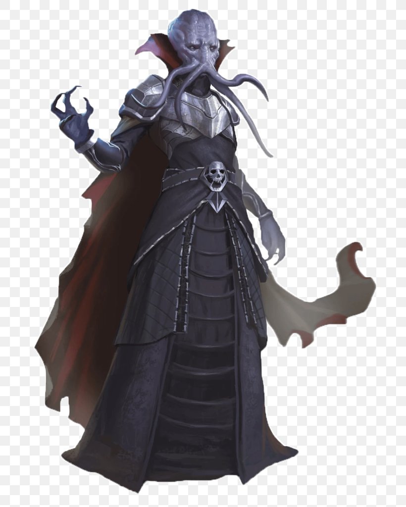 Dungeons & Dragons Illithid Monster Manual Role-playing Game, PNG, 745x1024px, Dungeons Dragons, Aberration, Action Figure, Beholder, Chapter Eight The Mind Flayer Download Free