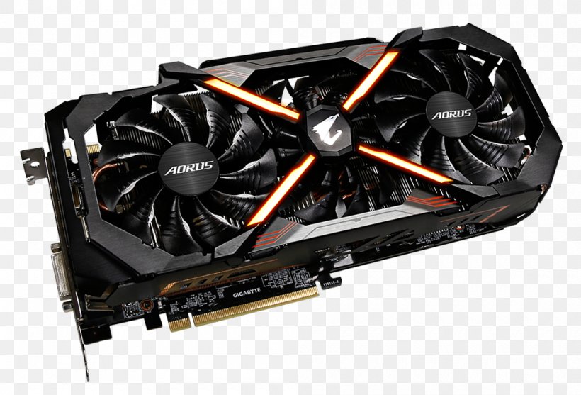 Graphics Cards & Video Adapters NVIDIA AORUS GeForce GTX 1080 Ti Xtreme Edition 11G 英伟达精视GTX NVIDIA GeForce GTX 1080 Gigabyte Technology, PNG, 1000x680px, Graphics Cards Video Adapters, Aorus, Computer Component, Computer Cooling, Electronic Device Download Free