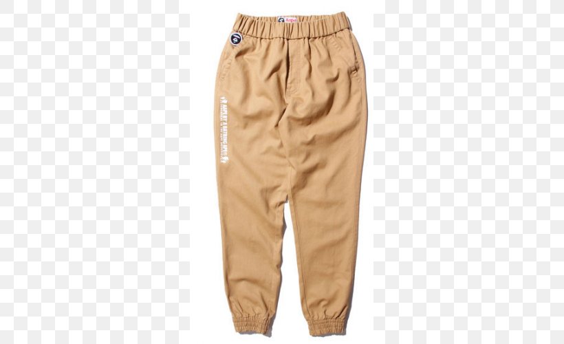Pants Clothing Khaki Streetwear Pocket, PNG, 500x500px, Pants, Active Pants, Bathing Ape, Beige, Brown Download Free