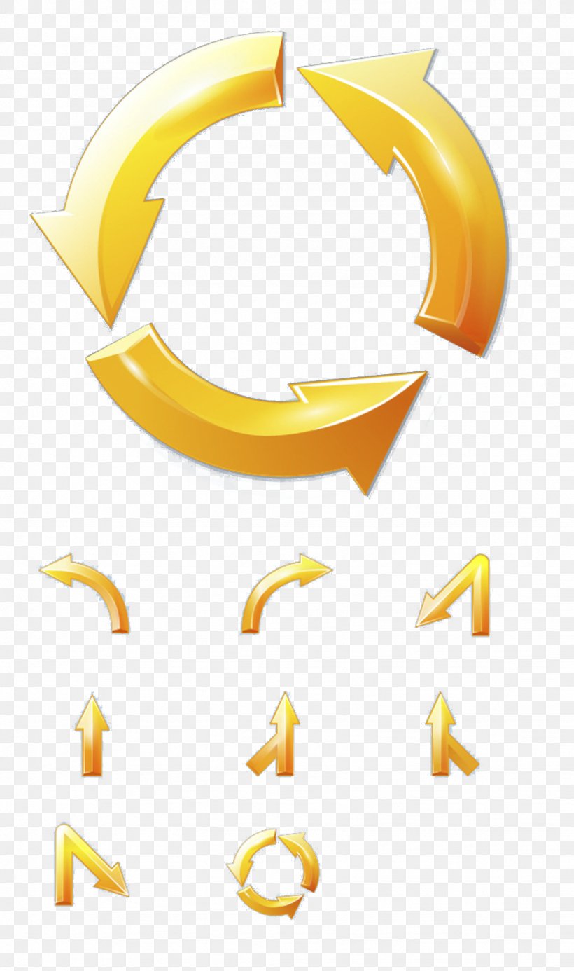 Arrow Icon, PNG, 1024x1731px, Gold, Orange, Symbol, Text, Yellow Download Free