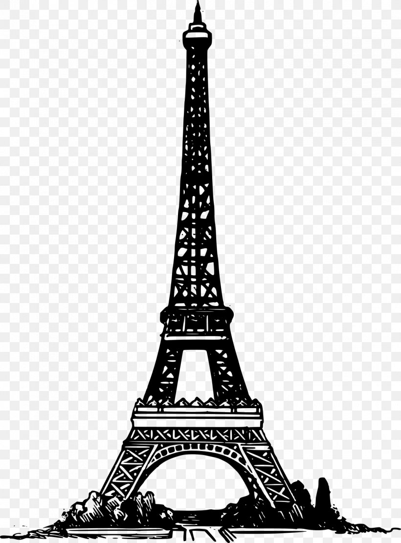 Eiffel Tower Image Clip Art, PNG, 1417x1920px, Eiffel Tower, Architecture, Blackandwhite, Drawing, Landmark Download Free