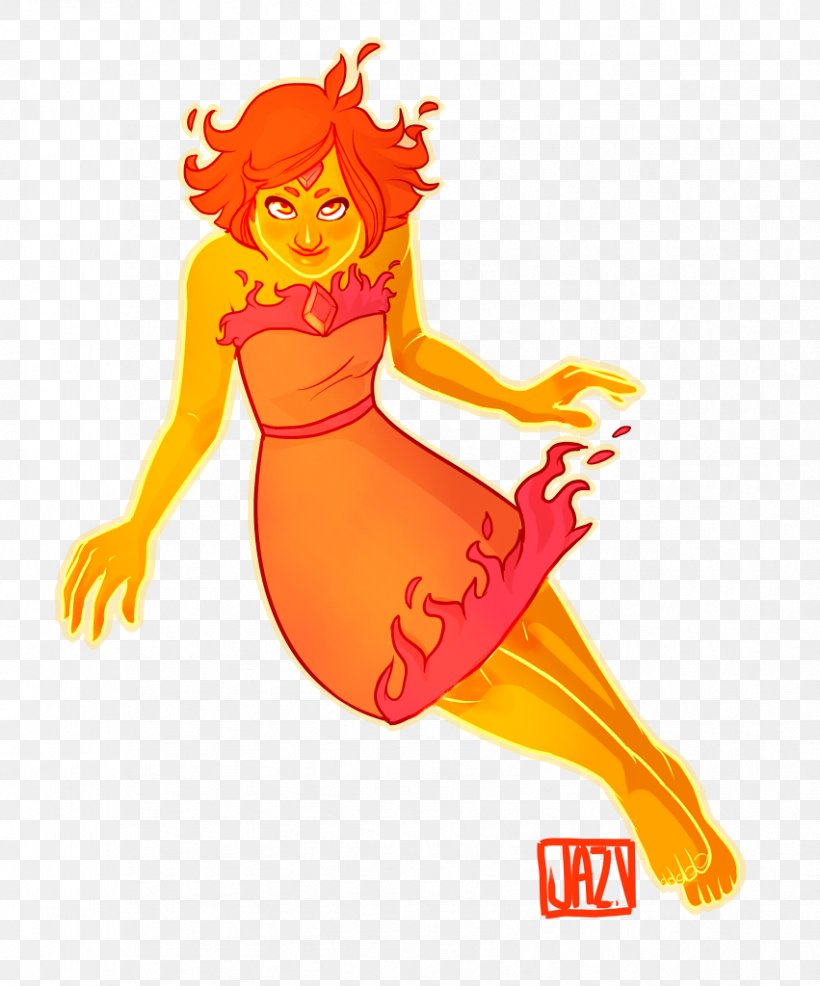 Flame Princess DeviantArt Artist, PNG, 851x1024px, Watercolor, Cartoon, Flower, Frame, Heart Download Free