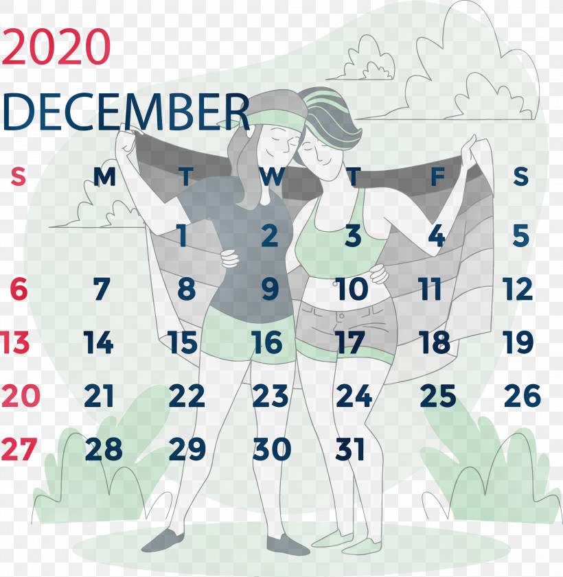 New Year, PNG, 2923x3000px, December 2020 Printable Calendar, Apostrophe, Calendar System, December 2020 Calendar, Logo Download Free