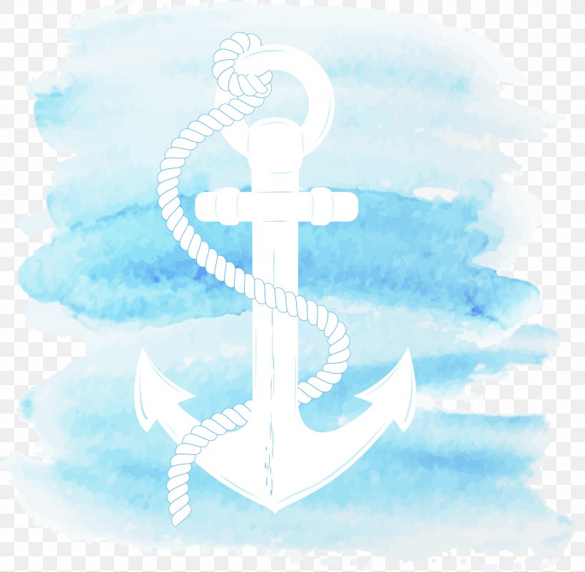 Anchor Watercolor Painting Curtain, PNG, 2379x2328px, Anchor, Canvas, Curtain, Energy, Interior Design Services Download Free