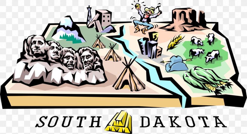 Clip Art South Dakota Illustration Vector Graphics Image, PNG, 1290x700px, South Dakota, Area, Artwork, Cartoon, Fiction Download Free