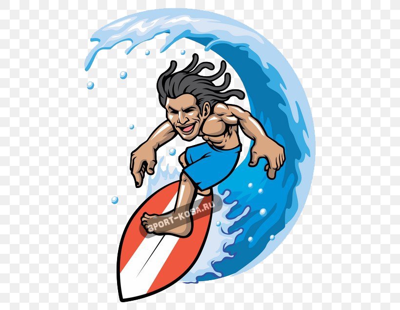 Surfing Royalty-free Cartoon, PNG, 500x635px, Surfing, Art, Ball, Caricature, Cartoon Download Free