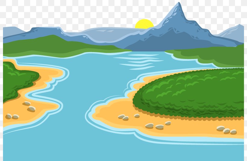 Euclidean Vector River Computer File, PNG, 800x535px, River, Animation, Area, Biome, Ecoregion Download Free