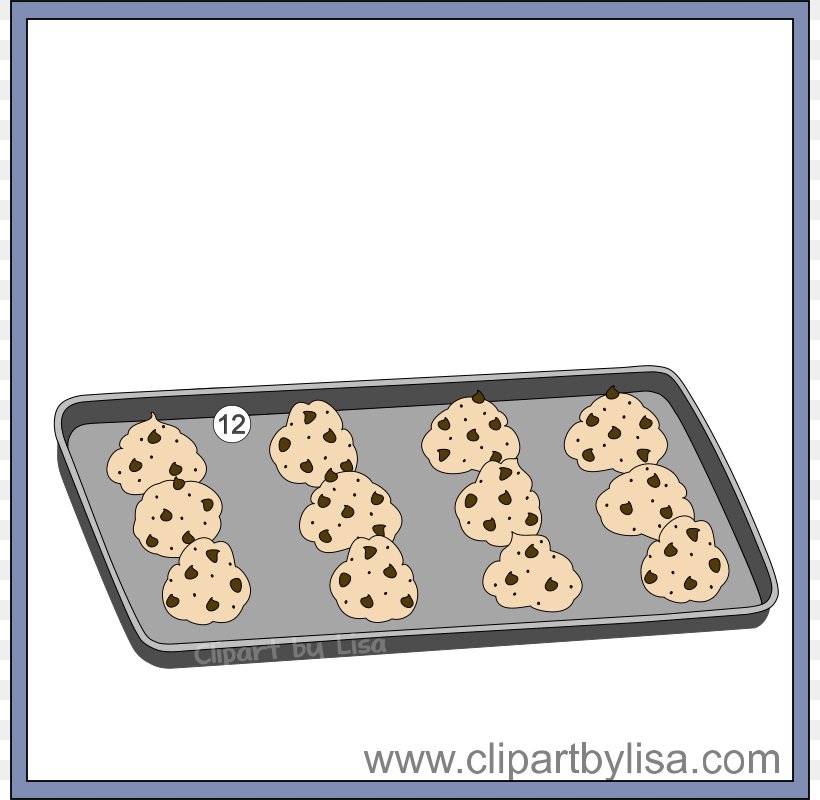 Ice Cream Chocolate Chip Cookie Cookie Dough Biscuits Clip Art, PNG, 800x800px, Watercolor, Cartoon, Flower, Frame, Heart Download Free