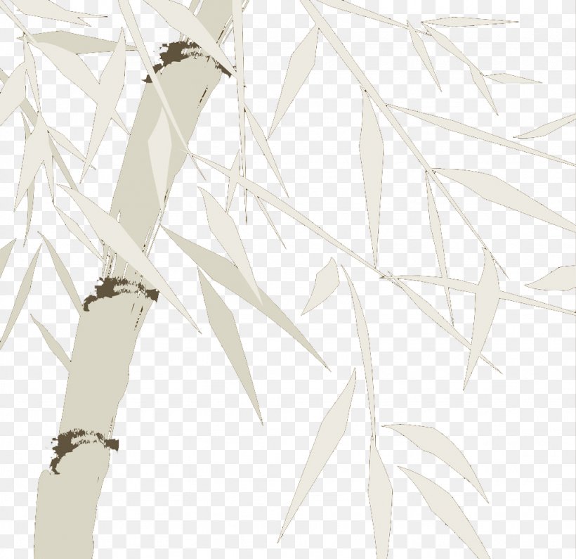 Bamboe Drawing Bamboo, PNG, 1024x994px, Bamboe, Bamboo, Branch, Concepteur, Drawing Download Free
