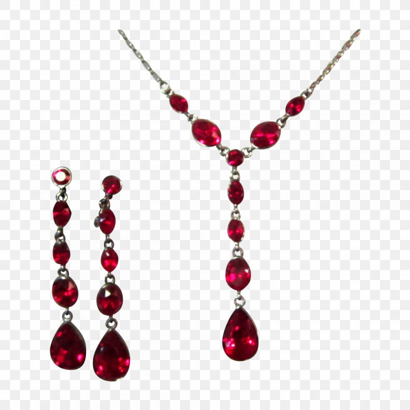 Earring Ruby Necklace Cubic Zirconia Imitation Gemstones & Rhinestones, PNG, 1005x1005px, Earring, Body Jewellery, Body Jewelry, Charms Pendants, Costume Jewelry Download Free