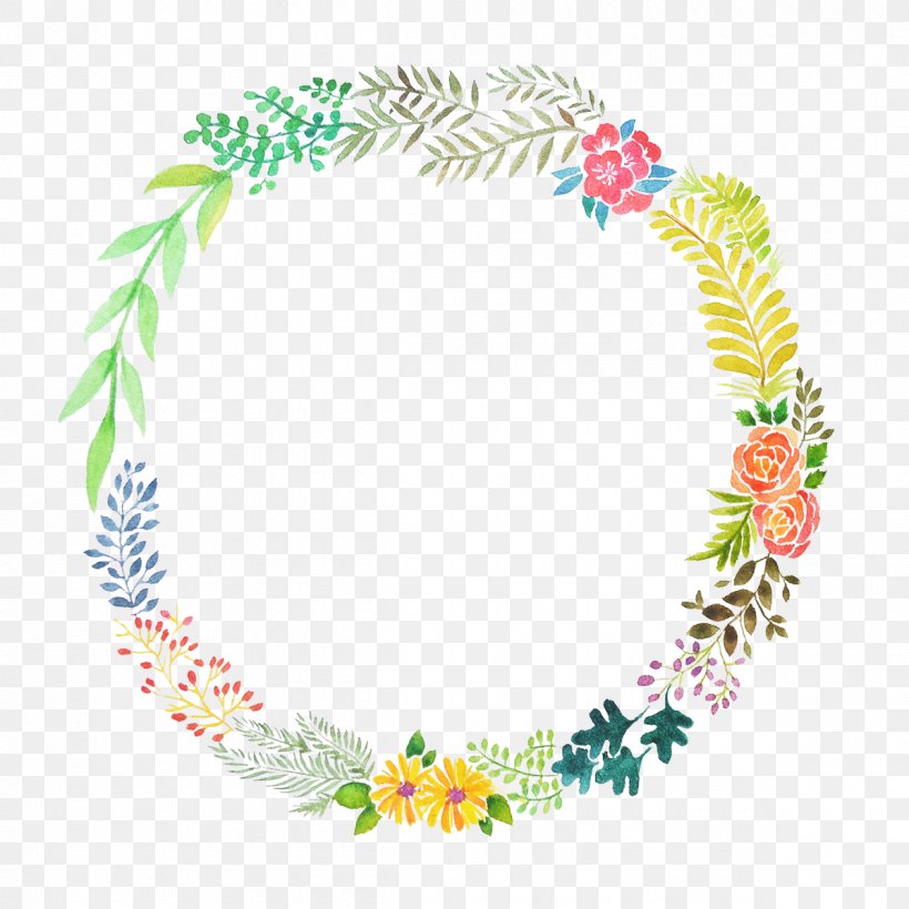 Floral Design Flower Wreath Paper Watercolor Painting, PNG, 1200x1200px, Floral Design, Art, Body Jewelry, Caricature, Decor Download Free