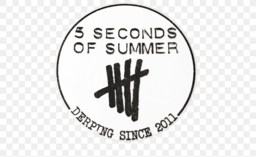 5 Seconds Of Summer Logo, PNG, 500x503px, 5 Seconds Of Summer, Area, Art, Ashton Irwin, Black And White Download Free