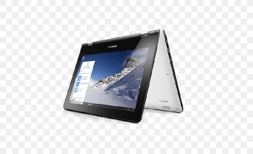 Laptop Intel Lenovo Yoga 300 (11) 2-in-1 PC Celeron, PNG, 500x500px, 2in1 Pc, Laptop, Celeron, Central Processing Unit, Computer Download Free