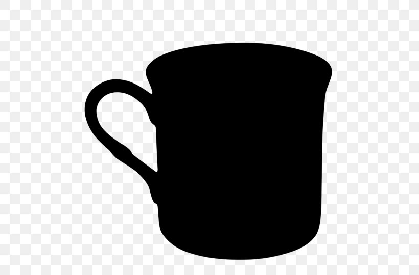 Coffee Cup Mug M, PNG, 540x540px, Coffee Cup, Black, Black M, Blackandwhite, Coffee Download Free