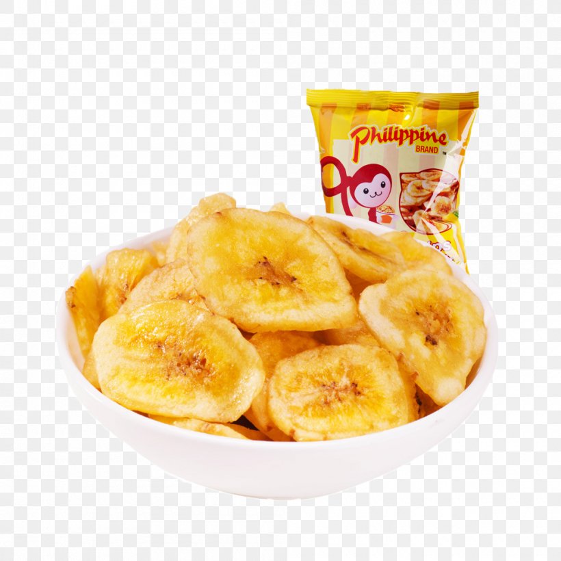 Junk Food Banana Chip Potato Chip Snack, PNG, 1000x1000px, Junk Food, Banana, Banana Chip, Banana Leaf, Cuisine Download Free