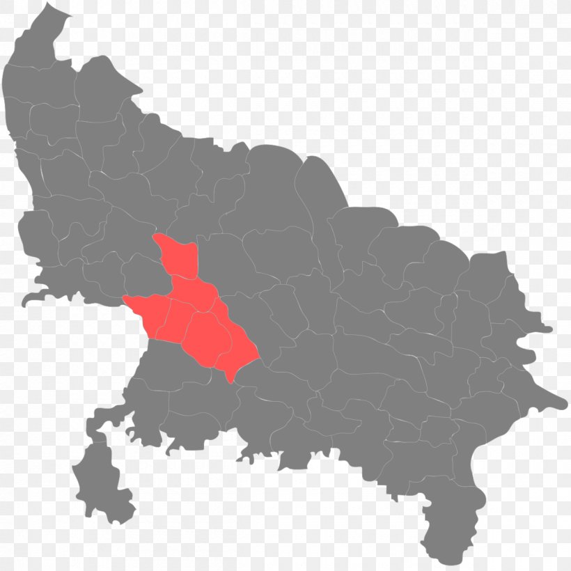 Aligarh Division Kasganj Aligarh District Map Vector Graphics, PNG, 1200x1200px, Aligarh Division, Aligarh District, Blank Map, India, Kasganj Download Free