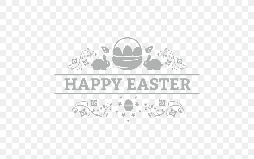 Easter Clip Art, PNG, 512x512px, Easter, Area, Badge, Black, Black And White Download Free
