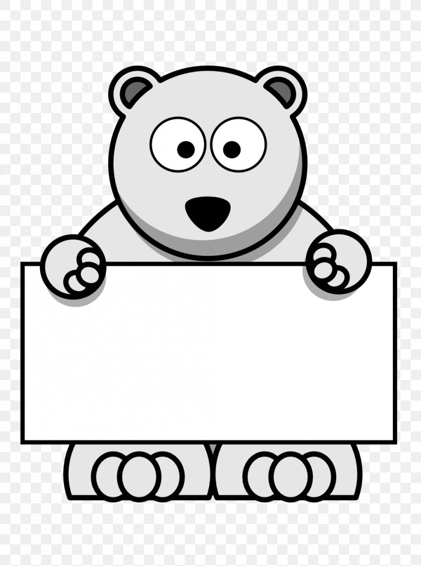 Polar Bear Brown Bear Clip Art, PNG, 999x1343px, Polar Bear, American Black Bear, Area, Artwork, Bear Download Free