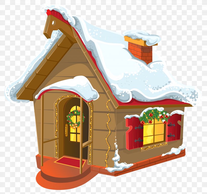 Christmas House Clip Art, PNG, 6428x6015px, Gingerbread House, Christmas, Christmas Lights, Christmas Tree, Christmas Village Download Free
