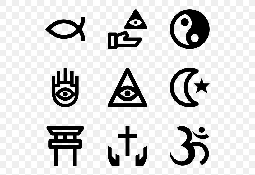 Symbol Religion Icon, PNG, 600x564px, Symbol, Area, Belief, Black, Black And White Download Free