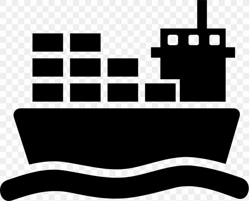 Cargo Ship Freight Transport, PNG, 981x792px, Ship, Area, Black, Black And White, Brand Download Free