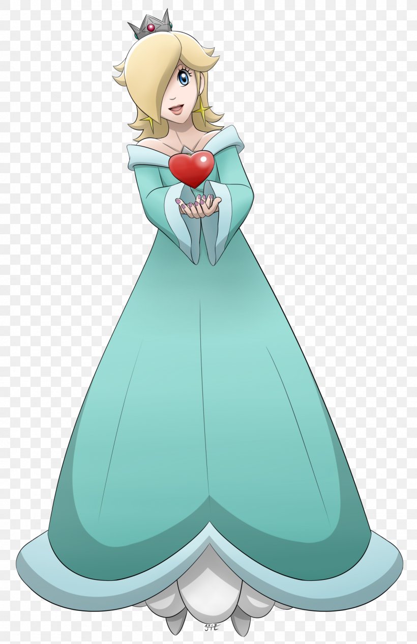Rosalina Super Mario Galaxy Princess Peach Princess Daisy, PNG, 1600x2469px, Watercolor, Cartoon, Flower, Frame, Heart Download Free