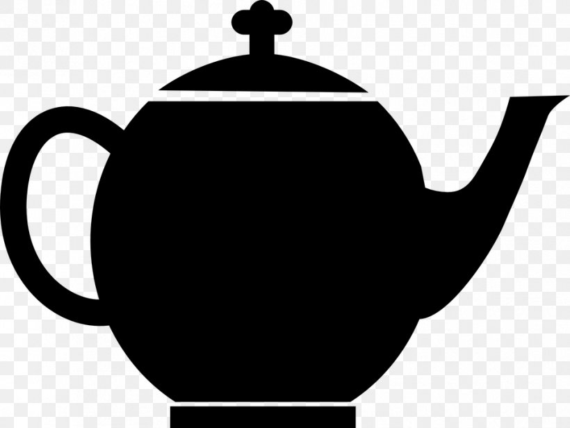 Teapot Kettle Clip Art, PNG, 957x720px, Tea, Artwork, Black, Black And White, Coffee Cup Download Free