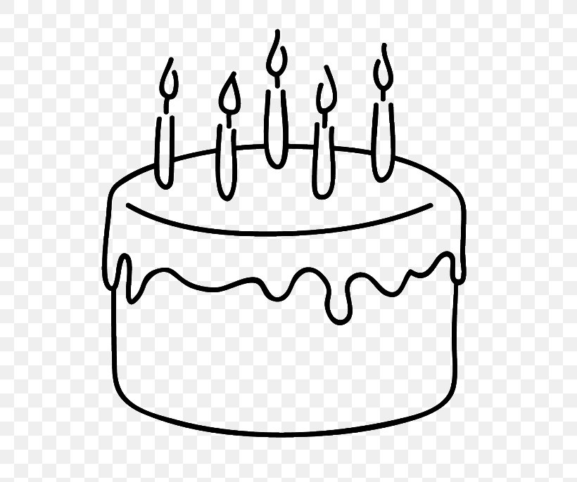 Birthday Cake Cupcake Black Forest Gateau Clip Art, PNG, 700x686px, Birthday Cake, Area, Birthday, Black And White, Black Forest Gateau Download Free