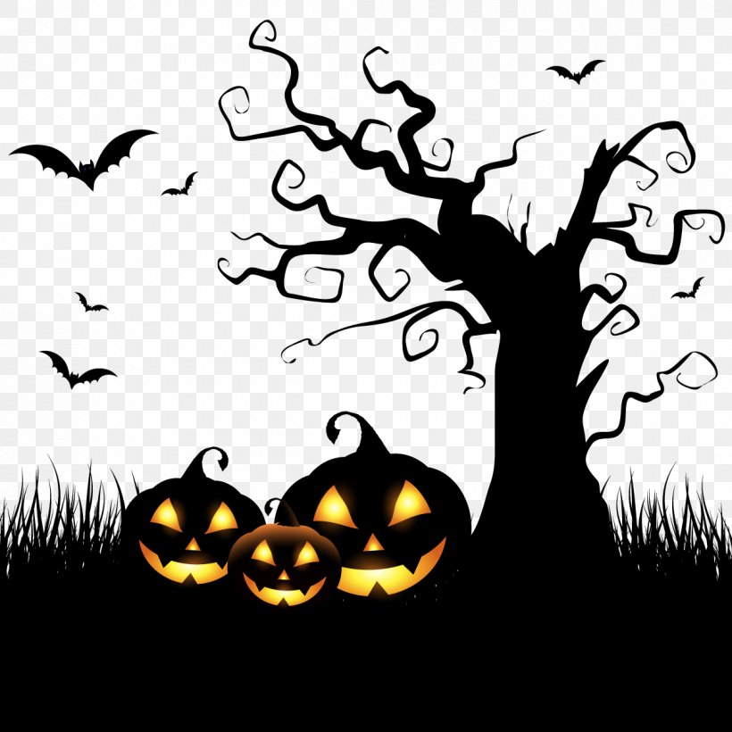 Halloween Spooktacular Costume Party Clip Art, PNG, 1200x1200px, Halloween, Art, Bat, Bird, Black And White Download Free