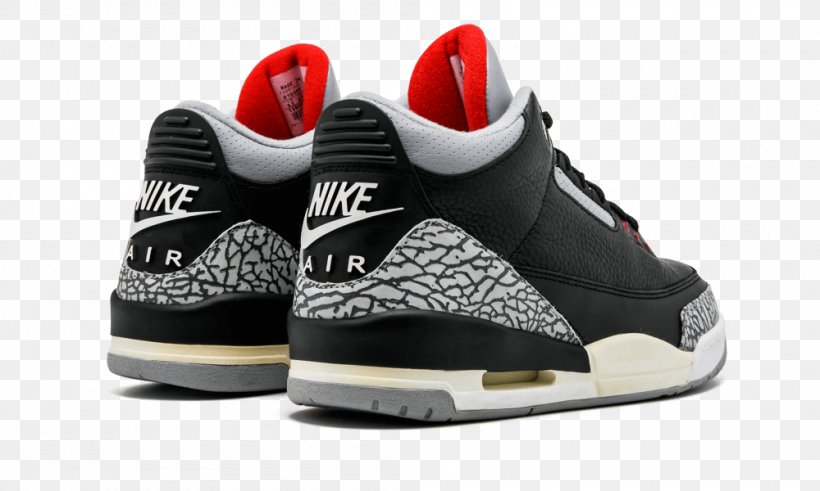 Air Jordan 3 Retro Og 854262 001 Cement Nike Air Jordan 12 Retro Low Men's Shoe, PNG, 1000x600px, Air Jordan, Adidas, Athletic Shoe, Basketball Shoe, Black Download Free