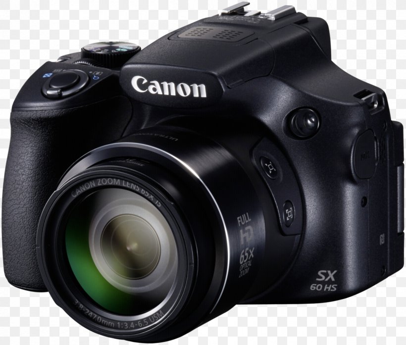 Canon PowerShot SX60 HS Point-and-shoot Camera Zoom Lens, PNG, 1200x1020px, Canon Powershot Sx60 Hs, Active Pixel Sensor, Bridge Camera, Camera, Camera Accessory Download Free