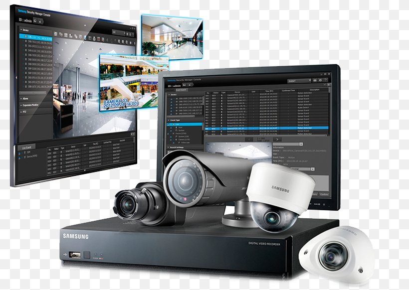 Closed-circuit Television Hanwha Techwin Wireless Security Camera Digital Video Recorders, PNG, 807x582px, Closedcircuit Television, Camera, Computer Servers, Computer Software, Digital Video Recorders Download Free