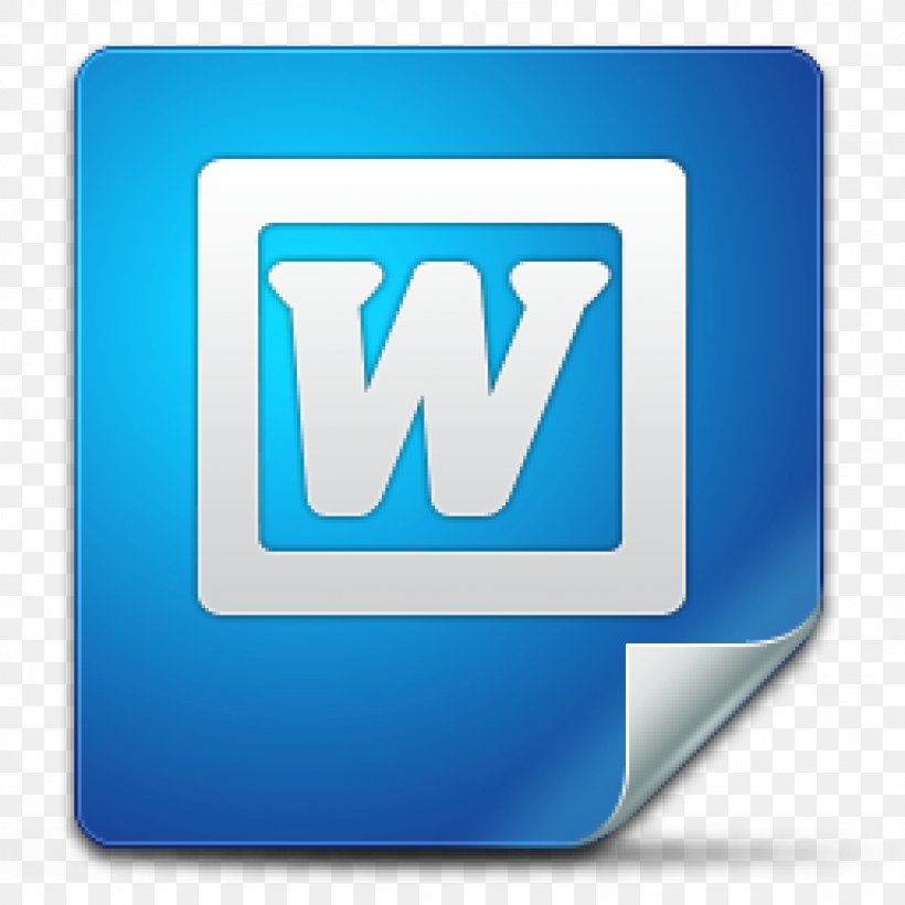 Microsoft Word Microsoft Access Microsoft Office, PNG, 1024x1024px, Microsoft Word, Blue, Brand, Computer Software, Document Download Free