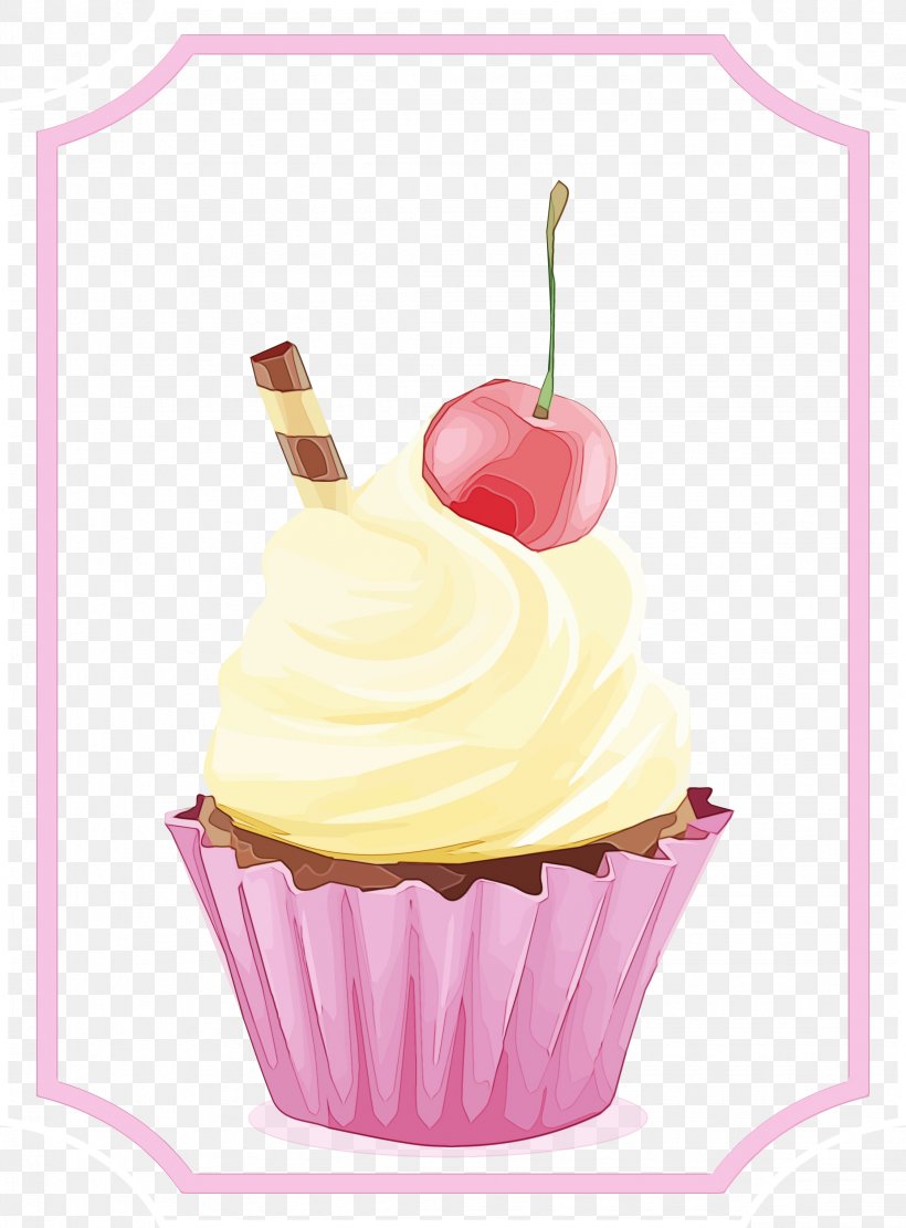 Pink Birthday Cake, PNG, 2248x3046px, Watercolor, Baked Goods, Baking Cup, Birthday Cake, Biscuits Download Free