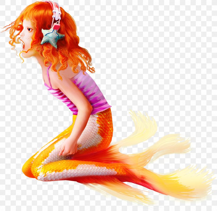 Mermaid Rusalka Clip Art, PNG, 1356x1323px, Watercolor, Cartoon, Flower, Frame, Heart Download Free