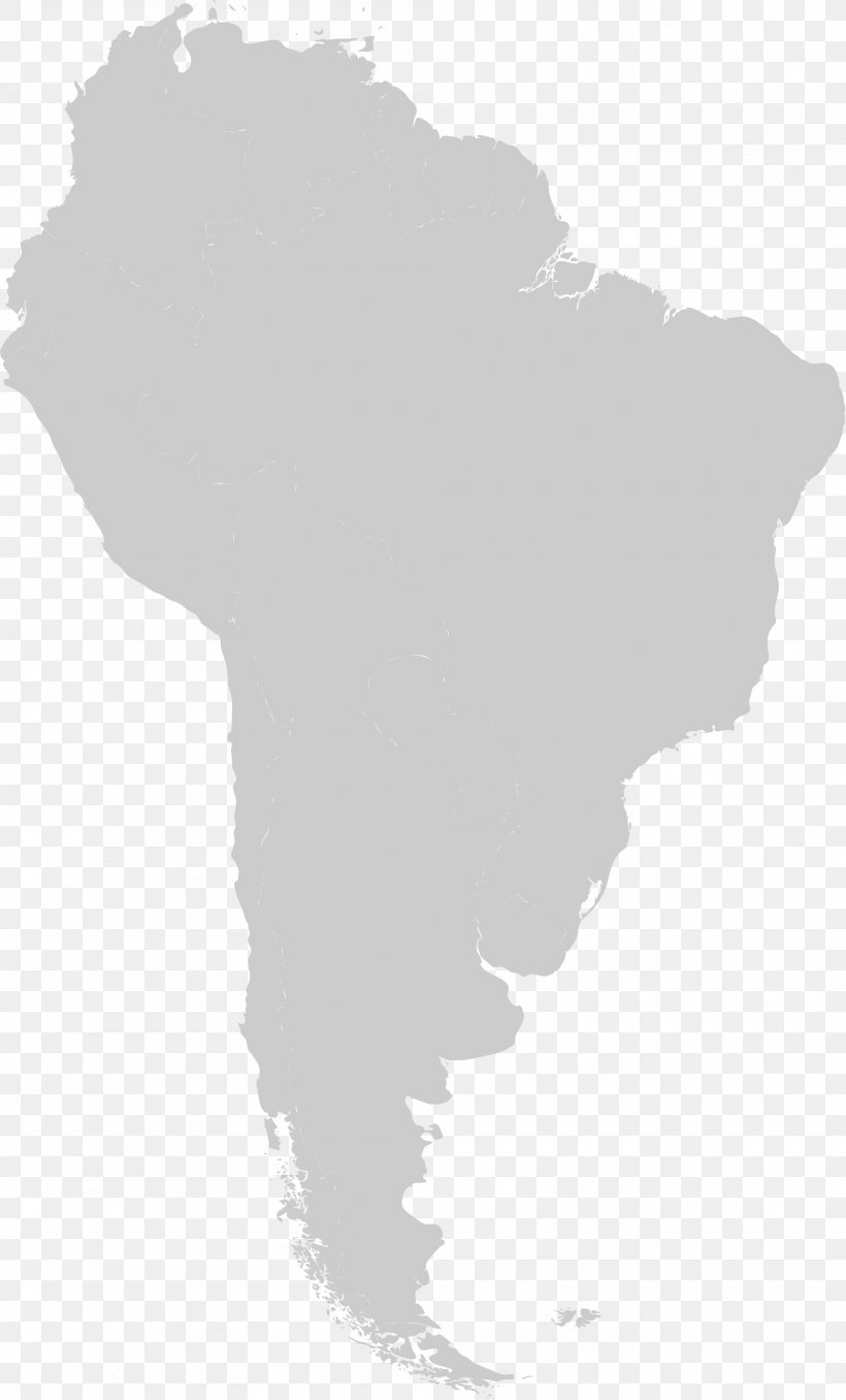 South America Latin America United States, PNG, 2000x3309px, South America, Americas, Black And White, Latin America, Map Download Free